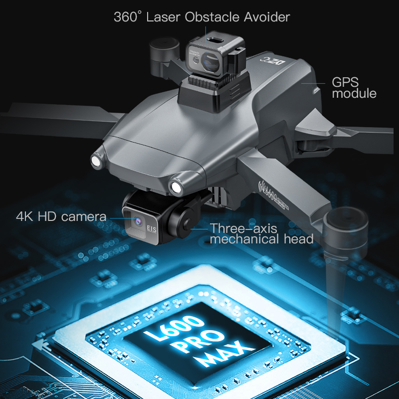 L600 PRO MAX Professionale Tre - Fpv Drone Charger recensione e prezzo
